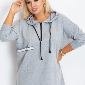 Grey Shire Plus Size Sweatshirt