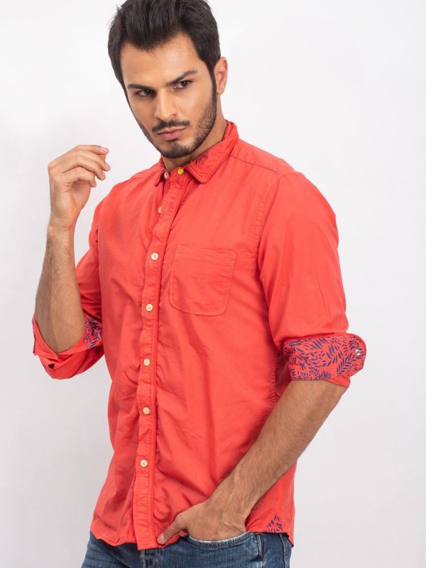 Men's Coral Unusual Shirt