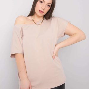 Beige T-shirt plus size Beverly