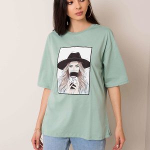 Mint t-shirt Madame RUE PARIS