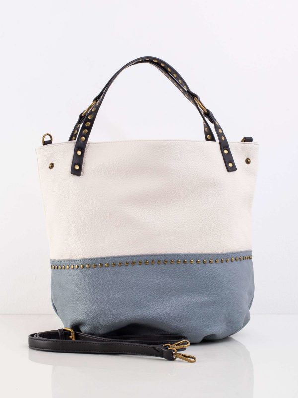 Blue capacious bag