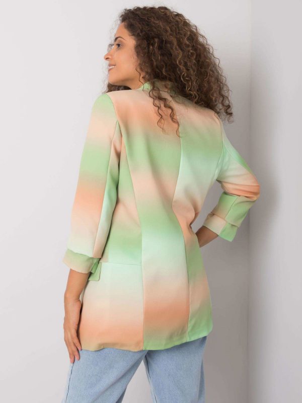 Green and beige jacket ombre Jaelynn