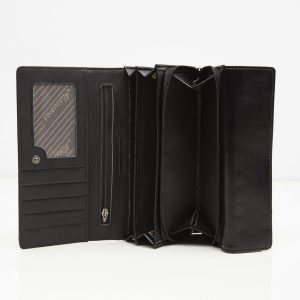 Women's Black Leather Wallet