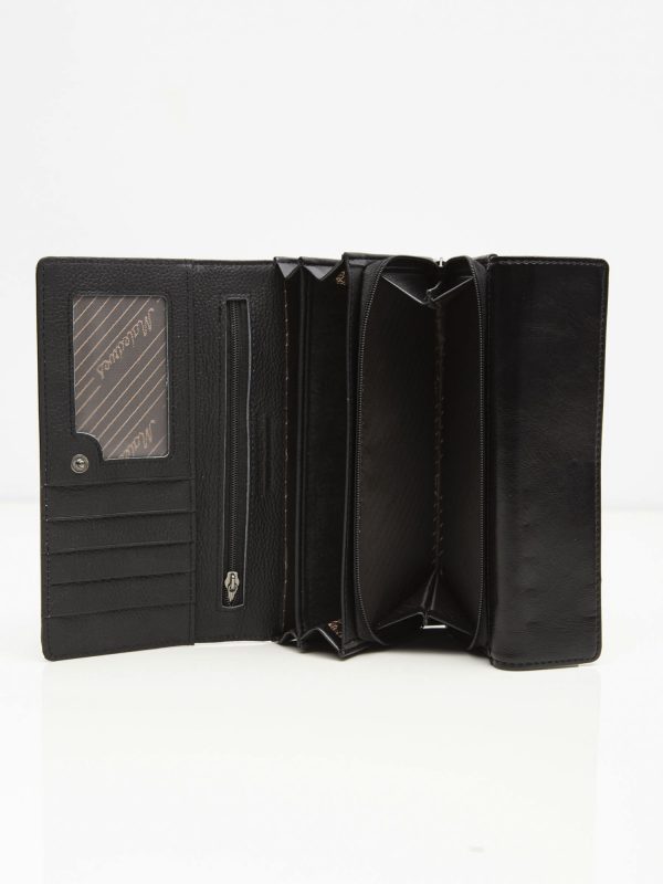 Women's Black Leather Wallet