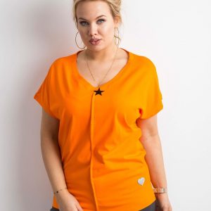 Orange T-shirt PLUS SIZE