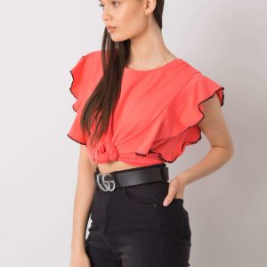 Coral blouse Vanesia