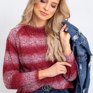 Burgundy Shantelle sweater