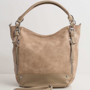 Dark beige women's bag city bag