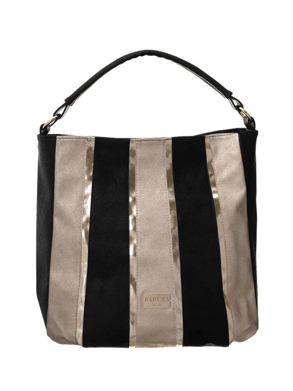 Black and gold big bag BADURA