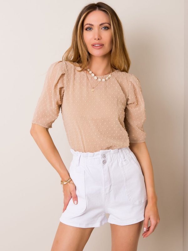 Beige blouse Luise RUE PARIS