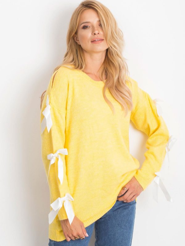 RUE PARIS Yellow Montana sweater