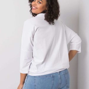 Aurea white cotton blouse