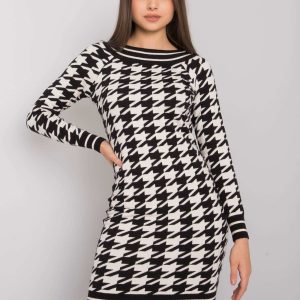 Norwalk OCH BELLA White and Black Knitted Dress