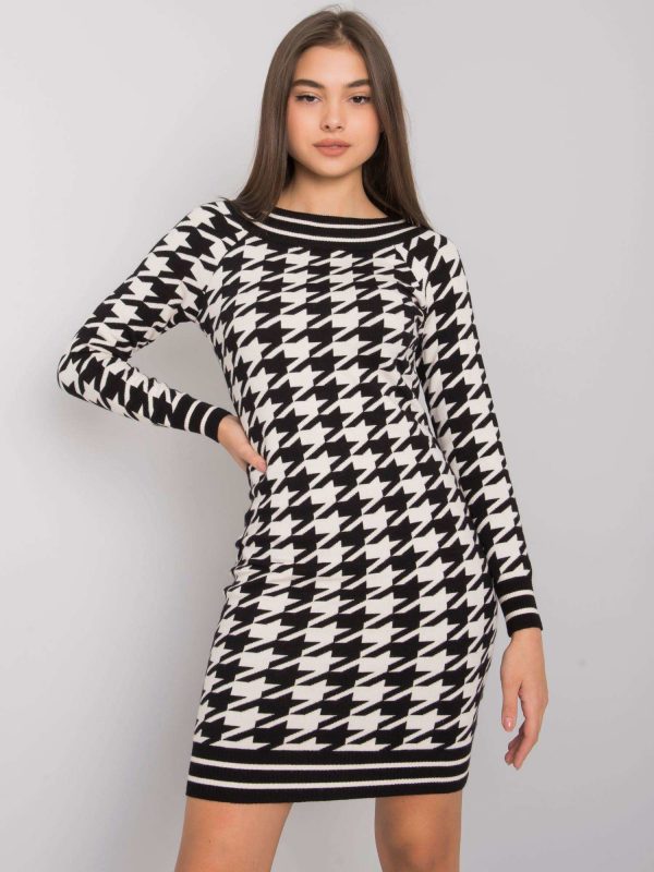 Norwalk OCH BELLA White and Black Knitted Dress