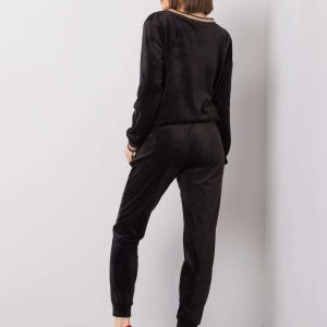 Black velour set Esti RUE PARIS