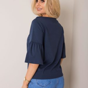 Navy blue blouse Kind RUE PARIS