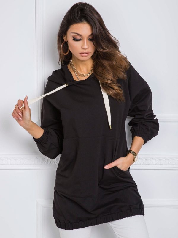 Calinda RUE PARIS black sweatshirt