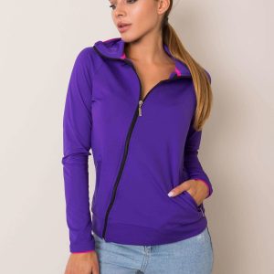 Purple sweatshirt Salomea