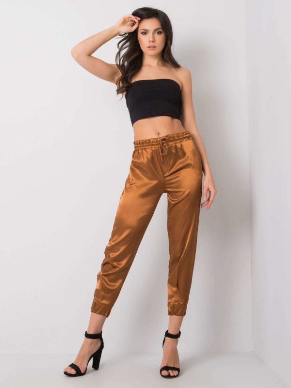 Eleanor RUE PARIS brown pants