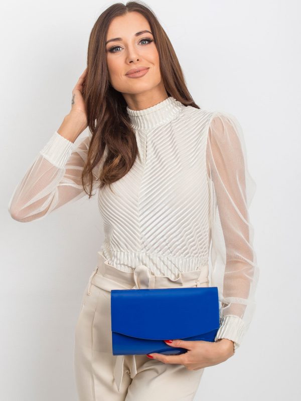 Cobalt small clutch bag