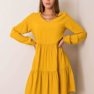 Dark yellow dress by Kassie SUBLEVEL