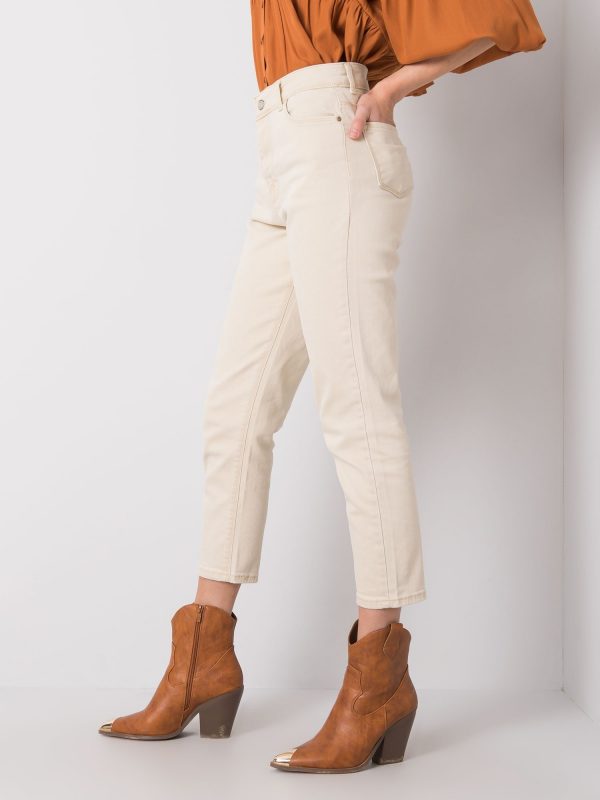 Beige straight jeans Eshe RUE PARIS