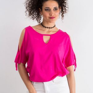 Dark pink blouse Waterfall