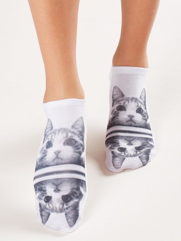 Women's footwear socks with print