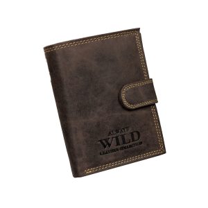 Brown Genuine Leather Men's Wallet