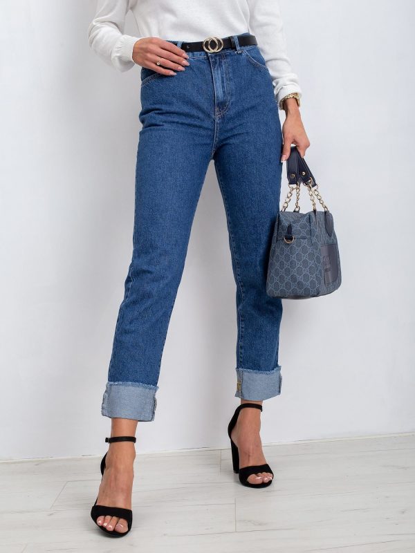 RUE PARIS Blue jeans Sharp