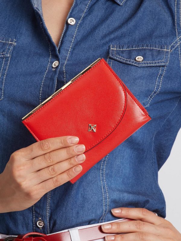 Small elegant wallet red