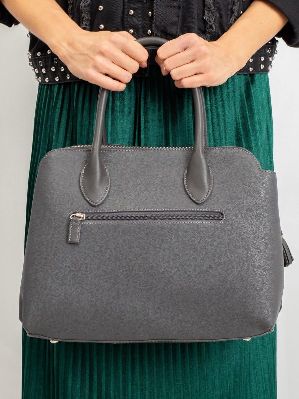 Dark Grey Women's Eco Leather Bag