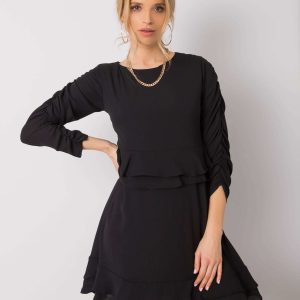 Black cocktail dress Camilla RUE PARIS