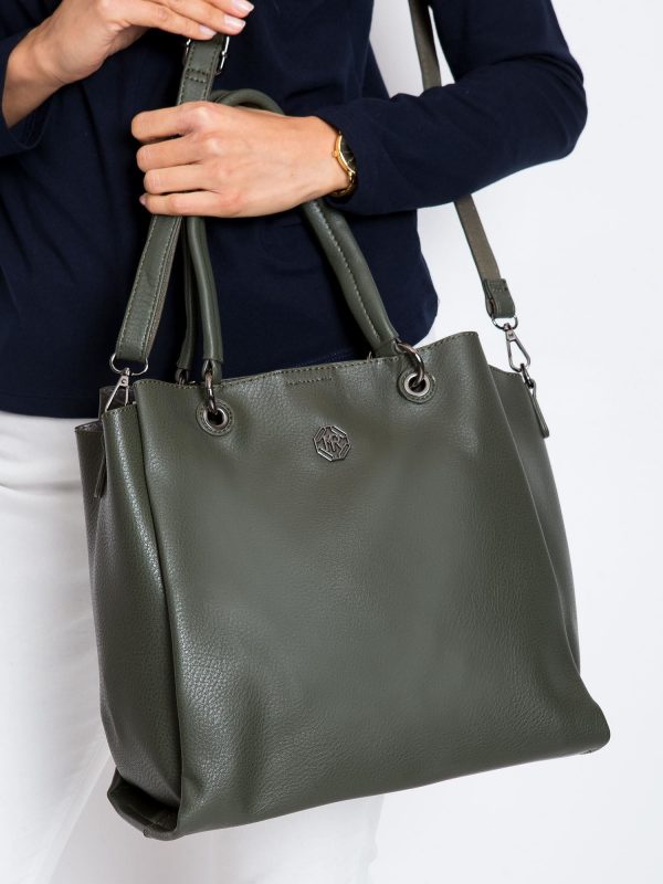 Dark Green Women's Eco Leather Bag