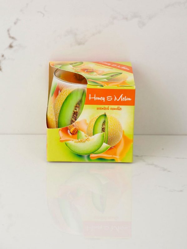 Honey and Melon Scented Candle