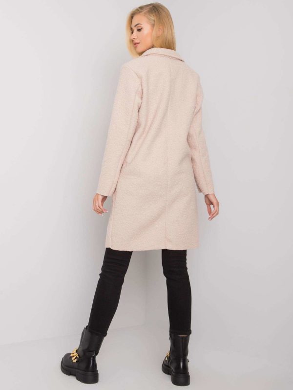 Beige classic coat Damme OCH BELLA