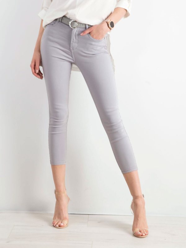 Light grey skinny pants