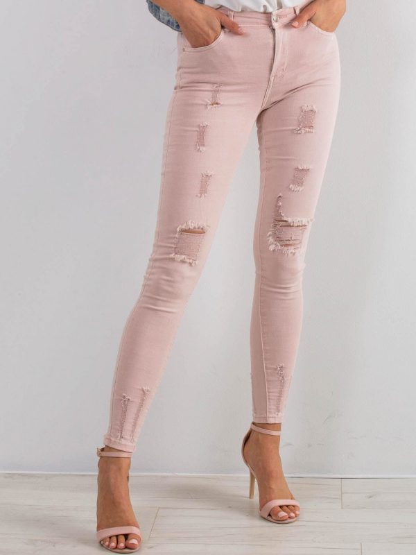 Light pink jeans Lifestyle