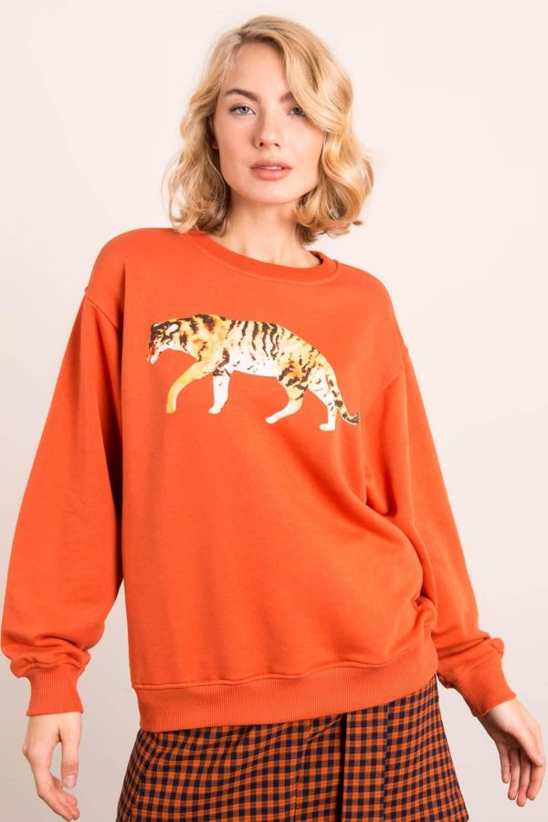 Dark orange sweatshirt BSL