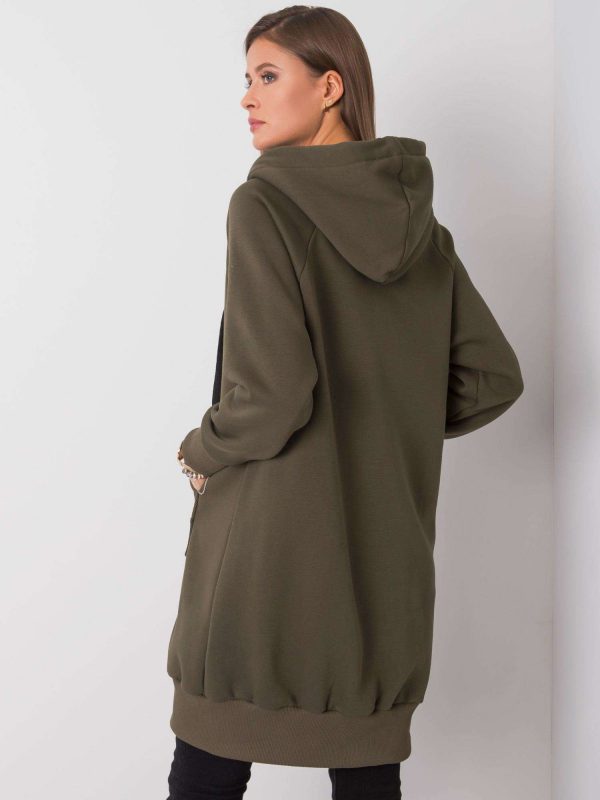 Khaki Ribby Sweatshirt