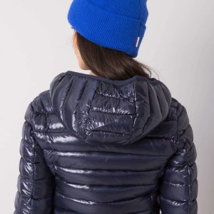 Women's blue beanie