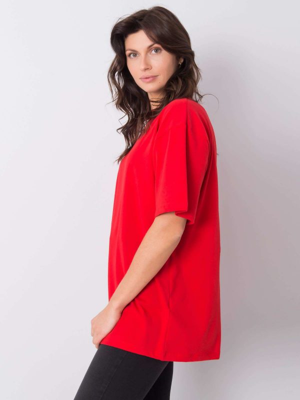 Red t-shirt Juliet RUE PARIS