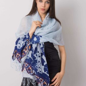 Blue sling with floral motif