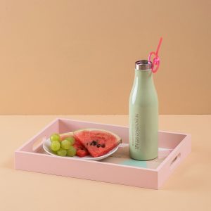 Pink Wooden Tray