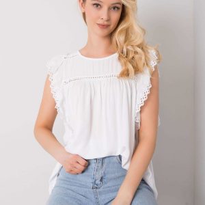 White casual blouse Steffy