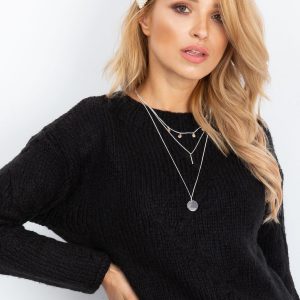 RUE PARIS Black Tiffany sweater