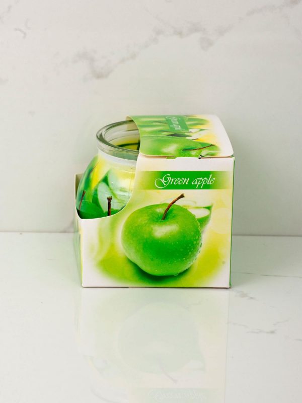 Apple scented candle