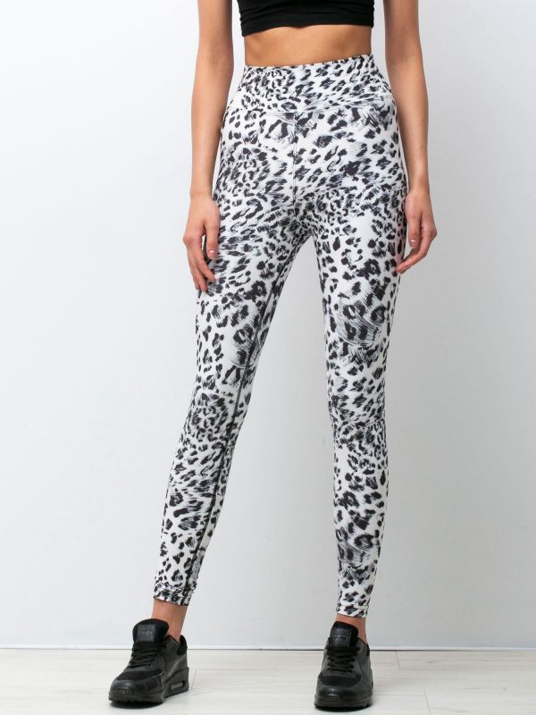 White & Black Bionic Leggings