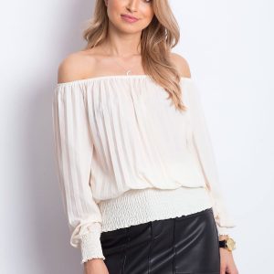 Light beige blouse Inside