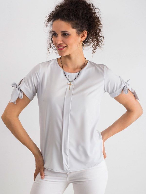 Heatwave light grey blouse